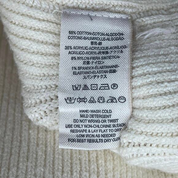 Free People Irreplaceable Cardigan Sweater Womens XS Ivory‎ Long Single Button - Picture 8 of 9